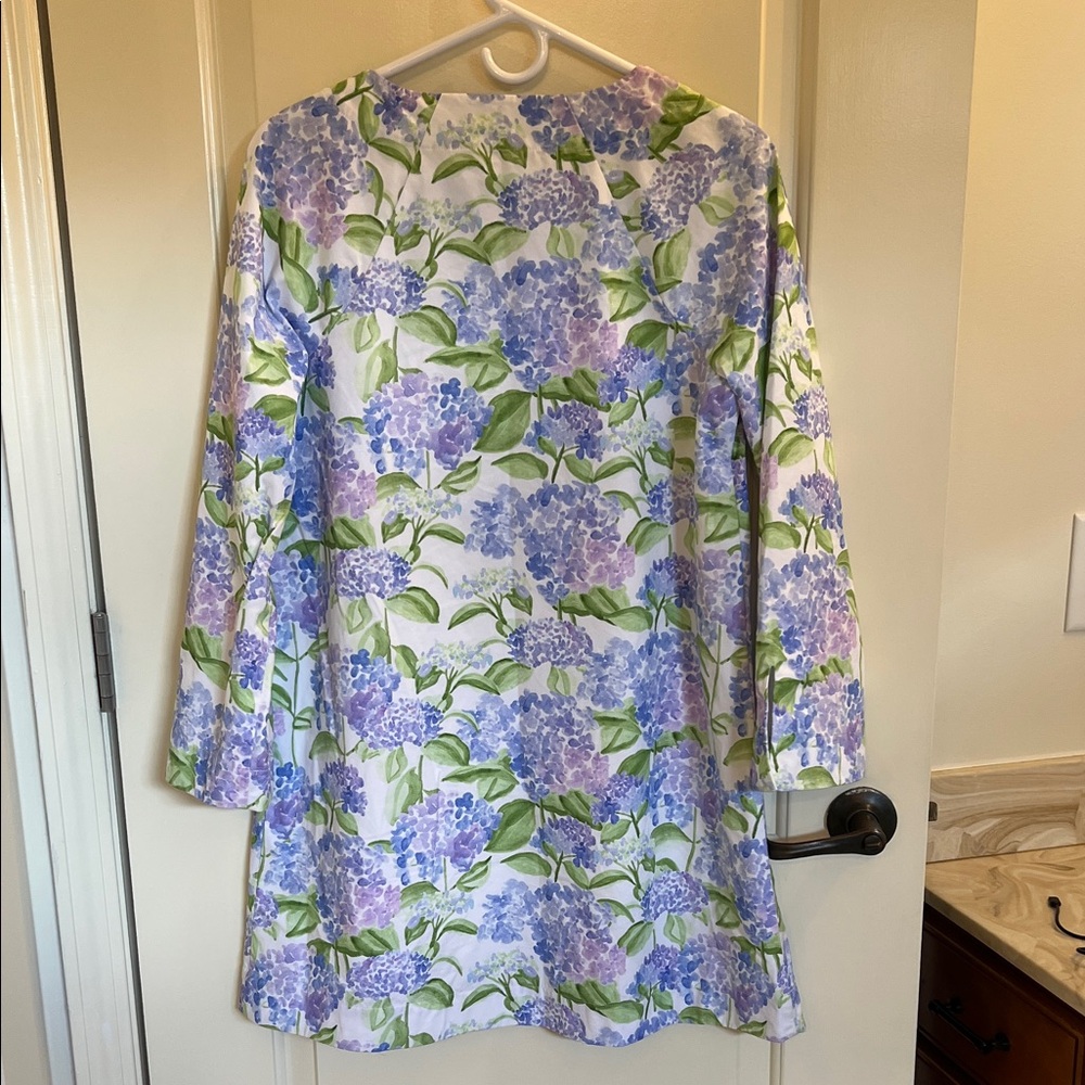Hill House Artemis Hydrangea Print Shift Dress - Picture 2 of 4